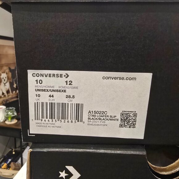 Converse Chuck Taylor All Star Loafer Shoes - Black (A15022C) Men's Size 10 NEW - Picture 9 of 12